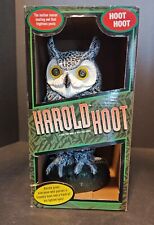 VTG Harold Hoot Owl motion activated hooting eyes light see video 1997 Barn Yard picture