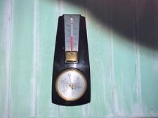 Art Deco Vintage Bakelite Weather Station Thermometer Barometer Taylor Works picture