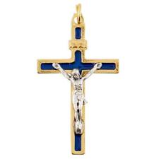 Elegant Cross Pendant Blue Pack of 12 Size 4cm(1.57in) Beautiful Gift picture