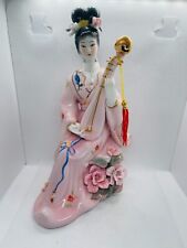 Chinese Oriental Ceramic Ancient Style Lady Figure  w/ Musical Instrument - CC-7 picture