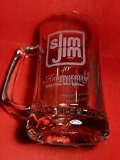Slim Jim Vintage 40th Anniversary Glass Mug Beer Stein 1993 Collectors Edition picture