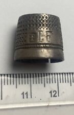 1600's Charles II Period Solid Silver Thimble - Markers Marks - Important Piece picture