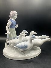 Vintage Gerold Porzellan Western  German Bavaria “Goose Girl” Read Description picture