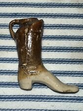 Antique Stoneware Miniature Rare Boot Jug picture