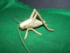 Vintage Brass Grasshopper Cricket Figure Paperweight Bug picture
