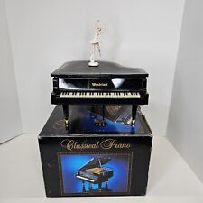 Vtg WONDERLAND Classical GRAND PIANO Music Box w DANCING BALLERINA Plays 6 Tunes picture