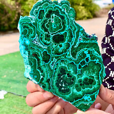 1.43LB  Natural chrysocolla/Malachite transparent cluster rough mineral sample. picture
