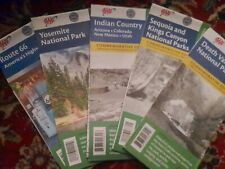 NEW Lot Of 5 AAA Road Maps Route 66 & National Parks Guided Series picture