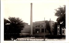 Vintage RPPC Postcard High School & Auditorium Prarie Du Sac WI Wisconsin  E-263 picture