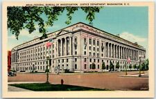 Postcard - Federal Bureau Of Investigation, Justice Department, Washington, D.C. picture