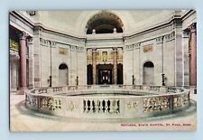 Rotunda State Capitol Marble Columns Archways Saint Paul Minnesota Postcard B7 picture