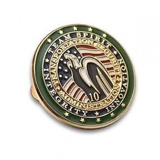 TSA TRANSPORTATION SECURITY ADMINISTRATION 10 YEAR  LAPEL PIN picture