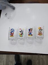 Vintage Walt Disney World McDonalds Mickey Mouse Drinking Glasses 2000 Set of 4 picture