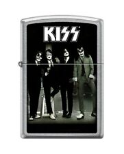 Zippo 209823 KISS Rock Band Street Chrome Finish Full Size Lighter picture