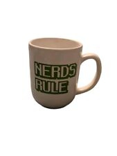 NERDS RULE Royal Norfolk Coffee Cup Mug Retro Video Game 8 Bit Pixel picture