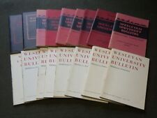 1944-1965 WESLEYAN UNIVERSITY BULLETIN LOT OF 18- MIDDLETOWN CONNECTICUT- WR 243 picture