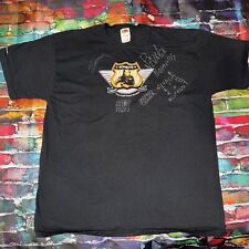 Hells Angels  Sonny Barger  Premium Beer Signed Nomads T shirt Men's XL Vintage picture