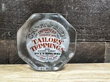 Antique Importers And Robbers “Tailors Trimmings” Pittsburgh Paperweight picture