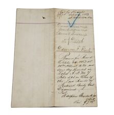 1883 Allegheny County Pennsylvania Antique Last Will Deed Seal Document picture