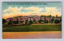 Morgantown WV-West Virginia, WV University Women's Hall, Vintage Postcard picture
