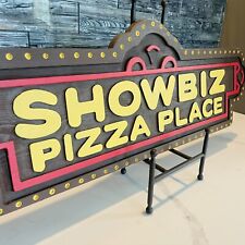 🍕 Vintage Showbiz Pizza Place Sign  Americana Decor Chuck E Cheese Arcade picture