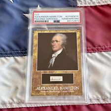 Alexander Hamilton Handwritten Word Removed From a PSA Autograph Signed Letter picture