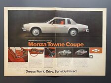 1975 Chevrolet Monza Towne Coupe Car -Original Print Advertisement (16in x 11in) picture