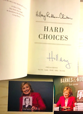 HILLARY RODHAM CLINTON autograph signed Hard Choices Book 1st Edition Hardcover picture