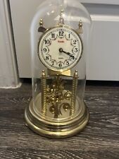 VINTAGE KUNDO 400 DAY GERMANY ANNIVERSARY CLOCK w  DOME, 10.5 INCH, NO KEY picture