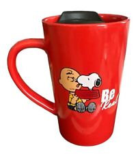 PEANUTS Travel Cup with Lid Snoopy & Charlie Brown 