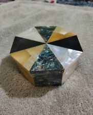 Marble Jewelry Box Storage, Keepsake Box , Mosaic Art Decor Trinket Box Gifts picture