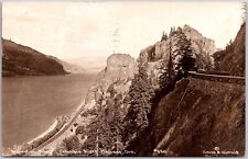 Columbia River Highway Oregon Inspiration Point RPPC Real Photo Postcard picture