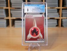 Pokemon FIRE ENERGY 130/BW-P | CGC 9 | Mint | 2012 Gym Challenge Pack | 2012 picture
