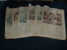 1928-1929 ATLANTA JOURNAL SUNDAY MAGAZINE SECTIONS LOT OF 6 ISSUES - NP 609 picture