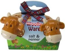 Highland Cow Woolly Ware Salt & Pepper picture