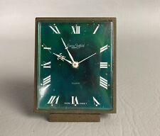 Vintage Swiza Sheffield Small Brass Alarm Clock. For parts or repair picture