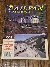 Railfan & Railroad March 1992 Magazine VTG KCS Train picture