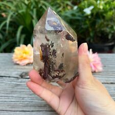 1.1LB3.7''Natural Garden Quartz Tower Crystal Raw Point Wand Reiki Healing picture
