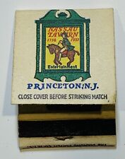 1937 MATCHBOOK: Nassau Tavern - Princeton, NJ - Diamond Match Co picture