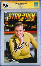William Shatner Signed Photo Cover CGC SS Graded 9.6 Star Trek Annual #nn picture