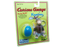 Curious George keychain w ball NOS sealed Basic Fun 1998 issued picture