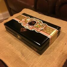My Father Connecticut Robusto Empty Wooden Cigar Box 10.5x6.25x2 picture