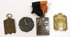 Estate Lot of 4 - 1926 Illinois Pole Vault Medals picture