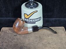 1974 Peterson Deluxe 9S Smooth Bent Billiard P-Lip Tobacco Smoking Pipe picture