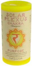 Solar Plexus Chakra Manipura Purpose 6x3 Handmade Essential Oils Pillar Candle picture