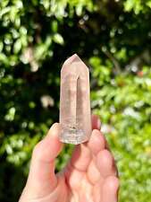 Stunning Pink Lithium Quartz Semi Polished Tower from Brazil picture