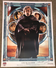 Joe Corroney Signed Star Wars Art Print Denver Comic Con ~ Luke Skywalker Legacy picture