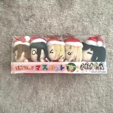 K-On Plush Toy Mascot Christmas version Key Chain 5 Types Set Limited Products picture