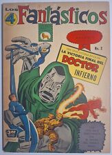 Fantastic Four Annual #2 Dr. Doom Origin 4 Fantasticos Anuario #2 La Prensa 1965 picture