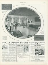 1926 Oak Flooring Bureau Natures Gift Illustrated Book Ad Vintage Print Ad HB1 picture